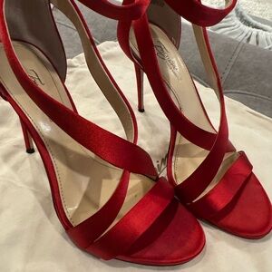 Imagine Vince Camuto Red Satin heels